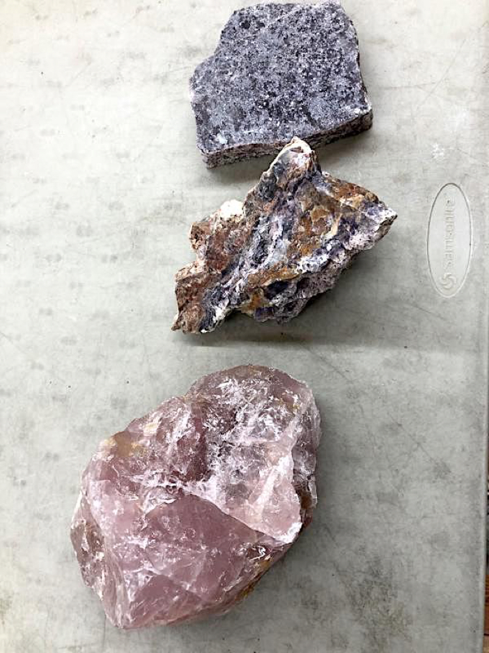 Lepidolite,Tiffany Stone and Lavender Quartz